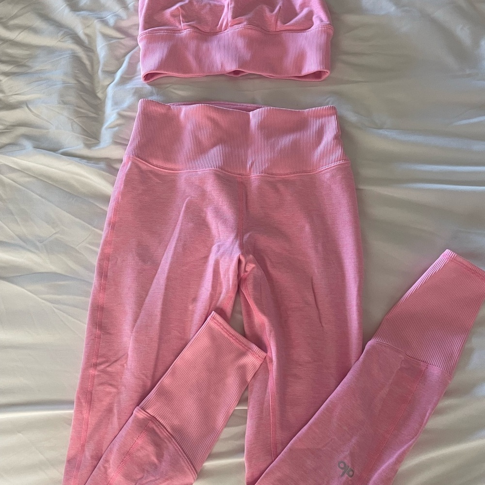 Pink Alo Activewear Set